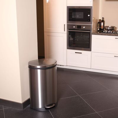 EKO pedaalemmer shell 2x22 l matzilverkleurig