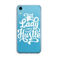 Hustle Lady: iPhone XR Transparant Hoesje