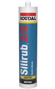 Soudal Silirub 2S | Sanitairkit | Crème Wit Ral 9001 | 300 ml  - 105665