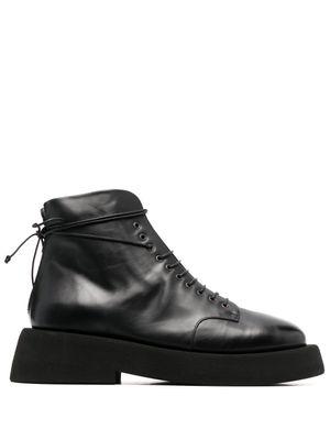 Marsèll bottines zippées à l'arrière - Noir