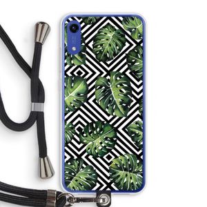 Geometrische jungle: Honor Play 8A Transparant Hoesje met koord