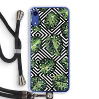 Geometrische jungle: Honor Play 8A Transparant Hoesje met koord
