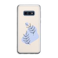 Leaf me if you can: Samsung Galaxy S10e Transparant Hoesje