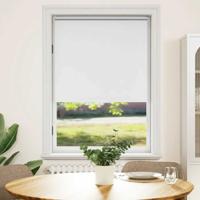 VidaXL Rolgordijn verduisterend 80 x 175 cm wit