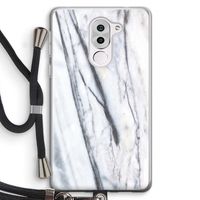 Gestreepte marmer: Honor 6X Transparant Hoesje met koord
