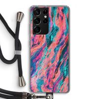 Electric Times: Samsung Galaxy S21 Ultra Transparant Hoesje met koord