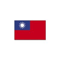 Gevelvlag/vlaggenmast vlag Taiwan 90 x 150 cm   -