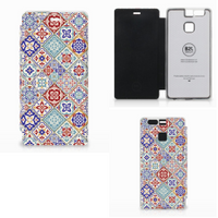 Huawei P9 Smartphonehoesje Tiles Color - thumbnail
