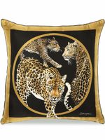 Dolce & Gabbana coussin à imprimé graphique - Noir