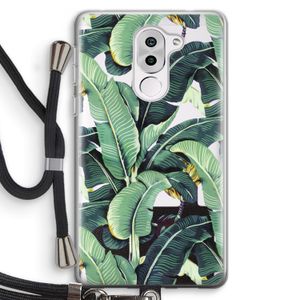 Bananenbladeren: Honor 6X Transparant Hoesje met koord