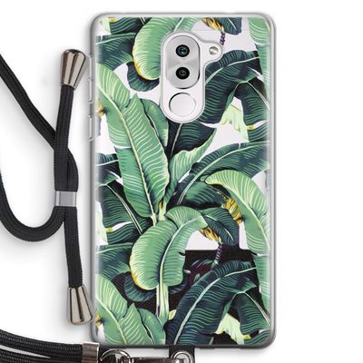 Bananenbladeren: Honor 6X Transparant Hoesje met koord
