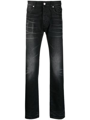 THE BIG WHITE BLUE jean Oustin Japan à coupe slim - Noir