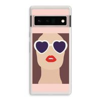 Red lips: Google Pixel 6 Pro Transparant Hoesje