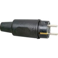 Kopp 179516009 Stekker met randaarde PA, Rubber 230 V Zwart IP44 Kopp 179516009 Stekker met randaarde PA, Rubber 230 V Zwart IP44