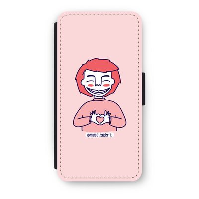 Hartje: iPhone SE 2020 Flip Hoesje