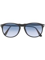 Persol lunettes de soleil à monture ronde - Noir
