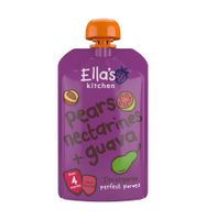 Pears nectarines & guava 4+ knijpzakje bio - thumbnail