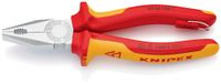 Knipex Combinatietang | lengte 180 mm | meercomponenten mantels | verchroomd VDE | 1 stuk - 03 06 180 T - 03 06 180 T - thumbnail