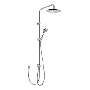 Tres ECO glijstang set met regendouche 96 cm rond chroom