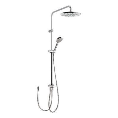 Tres ECO glijstang set met regendouche 96 cm rond chroom