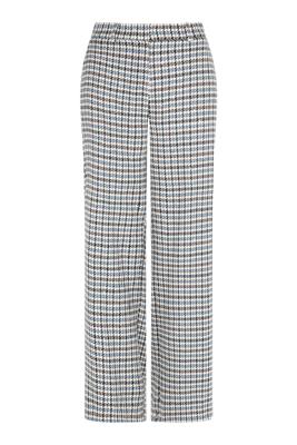 Elvira Casuals Trouser Maud E5 25-012 Broek 1037 Checked Blue