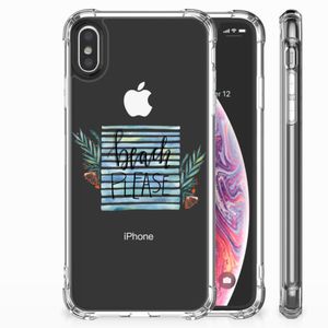 Apple iPhone Xs Max Stevig Bumper Hoesje Boho Beach