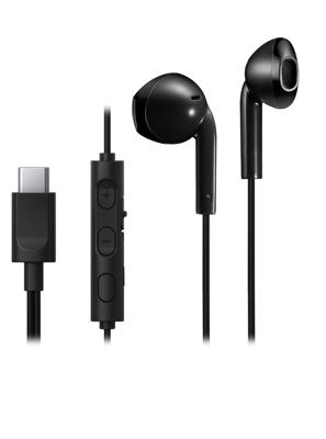 JVC HA-FR17UC Bedrade in-ear hoofdtelefoon USB Type-C Zwart