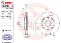 Brembo Remschijven 09.C422.11