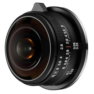 Laowa 4mm F/2.8 MFT Circular Fisheye voor MFT