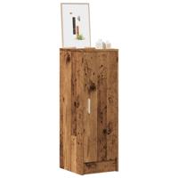 VidaXL Schoenenkast 32x35x92 cm bewerkt hout oud houtkleurig