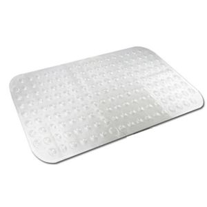 Transparante antislip badmat / douchemat 52 x 53 cm