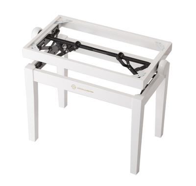 Konig & Meyer 13711 pianobank hoogglans wit (zonder zitting)