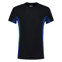 Tricorp T-shirt Bi-Color - Workwear - 102002 - marine blauw/koningsblauw - maat XXL