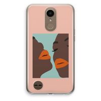 Orange lips: LG K10 (2017) Transparant Hoesje