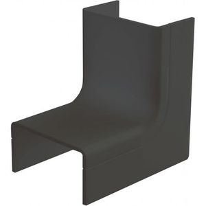 Binnenbocht zwart 25X13 Systeem 25 wit Canalit CS25 BI ZW