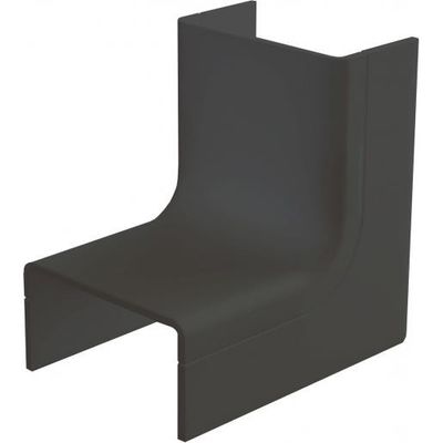Binnenbocht zwart 25X13 Systeem 25 wit Canalit CS25 BI ZW