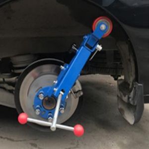 Fenderroller met 180° en 22,9-36CM Verstelbare Arm voor Auto-Onderhoud Blauw