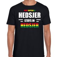 Heerlen/Hedsjer Carnaval outfit / t- shirt zwart heren Heerlen/Hedsjer Carnaval outfit / t- shirt zwart heren