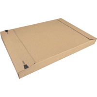 Brievenbusdoos 350x250x28mm E golf Bruin 25 stuks