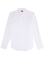 Diesel chemise S-Benny-CL à logo brodé - Blanc - thumbnail