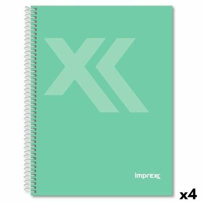 Schrift Imprex Groen A5 80 Lakens (4 Stuks)