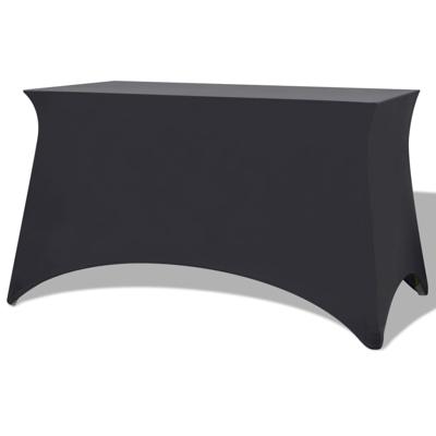 VidaXL Tafelhoes stretch antraciet 243x76x74 cm 2 st