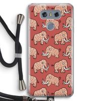 Mammoet: LG G6 Transparant Hoesje met koord Mammoet: LG G6 Transparant Hoesje met koord