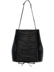 Jean Paul Gaultier Pre-Owned sac porté épaule en cuir (années 1990) - Noir