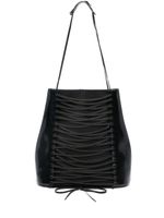 Jean Paul Gaultier Pre-Owned sac porté épaule en cuir (années 1990) - Noir