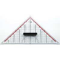 M+R geodriehoek, ft 32 cm, met handvat