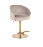 Bar/counter stoel Zabi Khaki Velvet