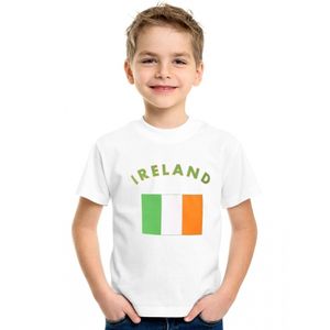 Wit kinder t-shirt Ierland