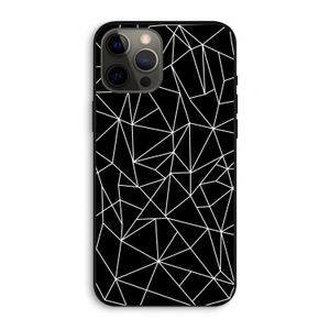 Geometrische lijnen wit: iPhone 12 Pro Max Biologisch afbreekbaar hoesje