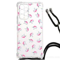 Doorzichtige Silicone Hoesje voor Samsung Galaxy A53 Unicorns